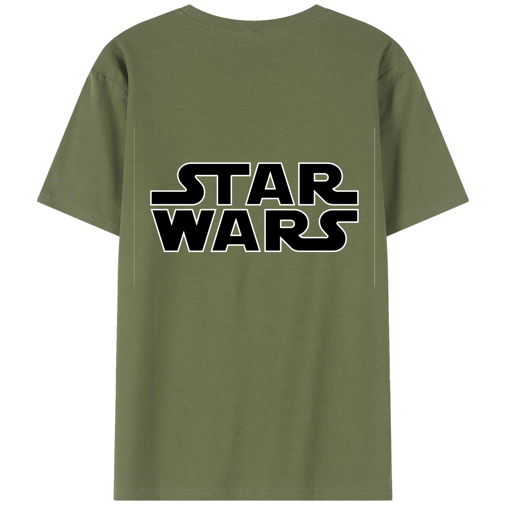 （画像用） スター・ウォーズ Star Wars 綿100％半袖Tシャツ（背面プリント）